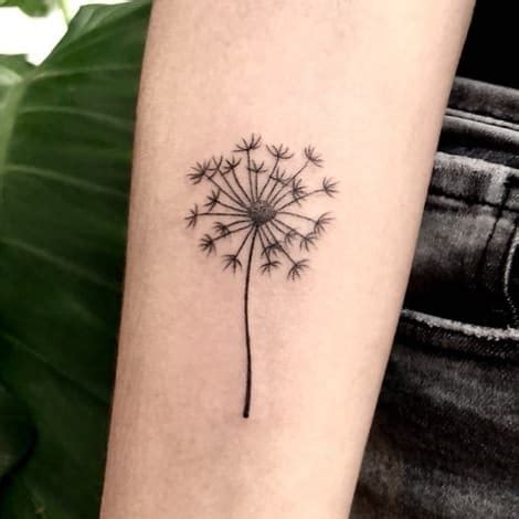 +100 Tatuajes de diente de león: Significado,。